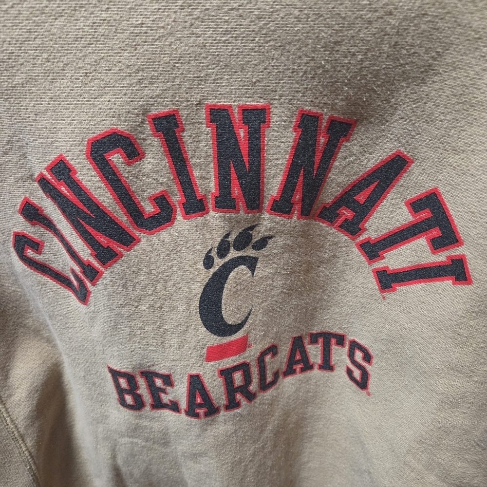 Champion Reverse Weave Cincinnati Bearcats Crewneck Sweatshirt Size Medium - Picture 3 of 4